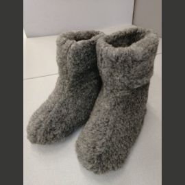 Lambar NOKI Bootsi-tossut, Merinovillaa, pitävällä pohjalla, harmaa