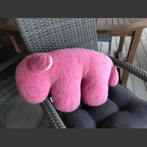 Lambar Merinovillainen LAMMAS-niskatyyny PINK
