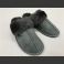 POISTOTUOTE Carezza kenkäpohjaiset turkispistokastossut tummanharmaa