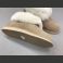 UUTUUSTUOTE: Carezza beiget kenkäpohjaiset turkistossut valkoisella villalla